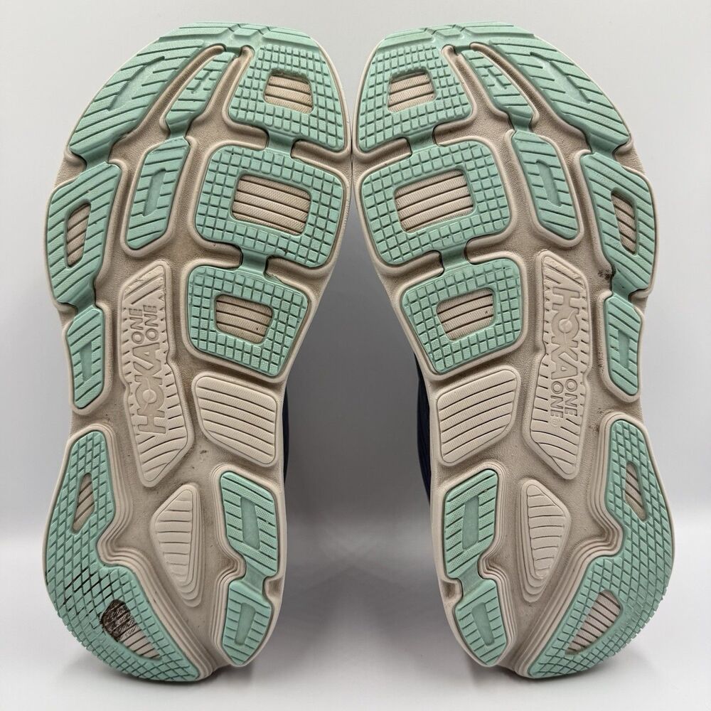 Hoka One One Bondi 7 Men's Size 11.5 2E Blue Running Shoes Sneakers 1110518 RTOS - Picture 7 of 8